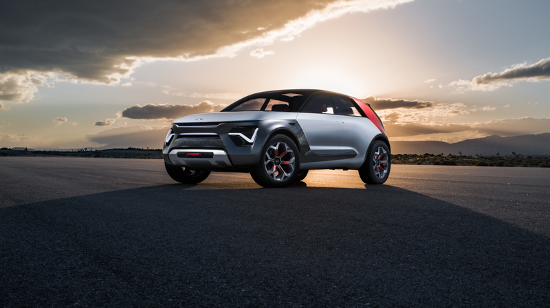 Illustration for article titled The Kia HabaNiro Is a Futuristic Mashup of What's Popular Right Now